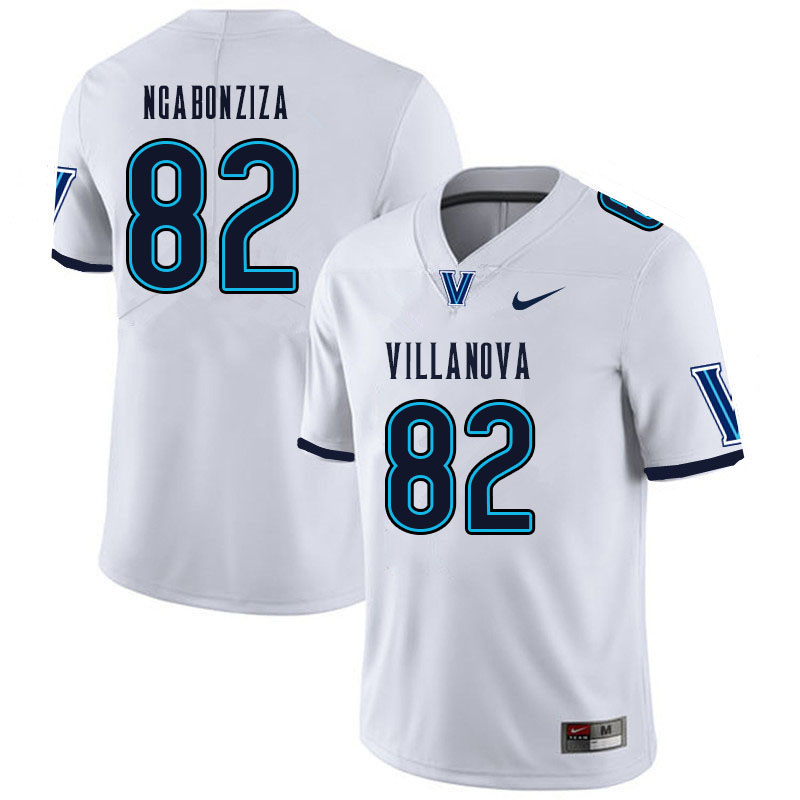 Men #82 Irene Ngabonziza Villanova Wildcats College Football Jerseys Sale-White